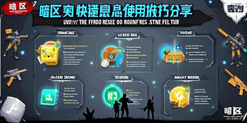 暗区突围快捷消息使用技巧分享
